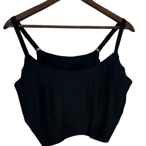 THIRDLOVE Black Cropped Shapewear Tank size 3X Adjustable straps - Picture 1 of 4
